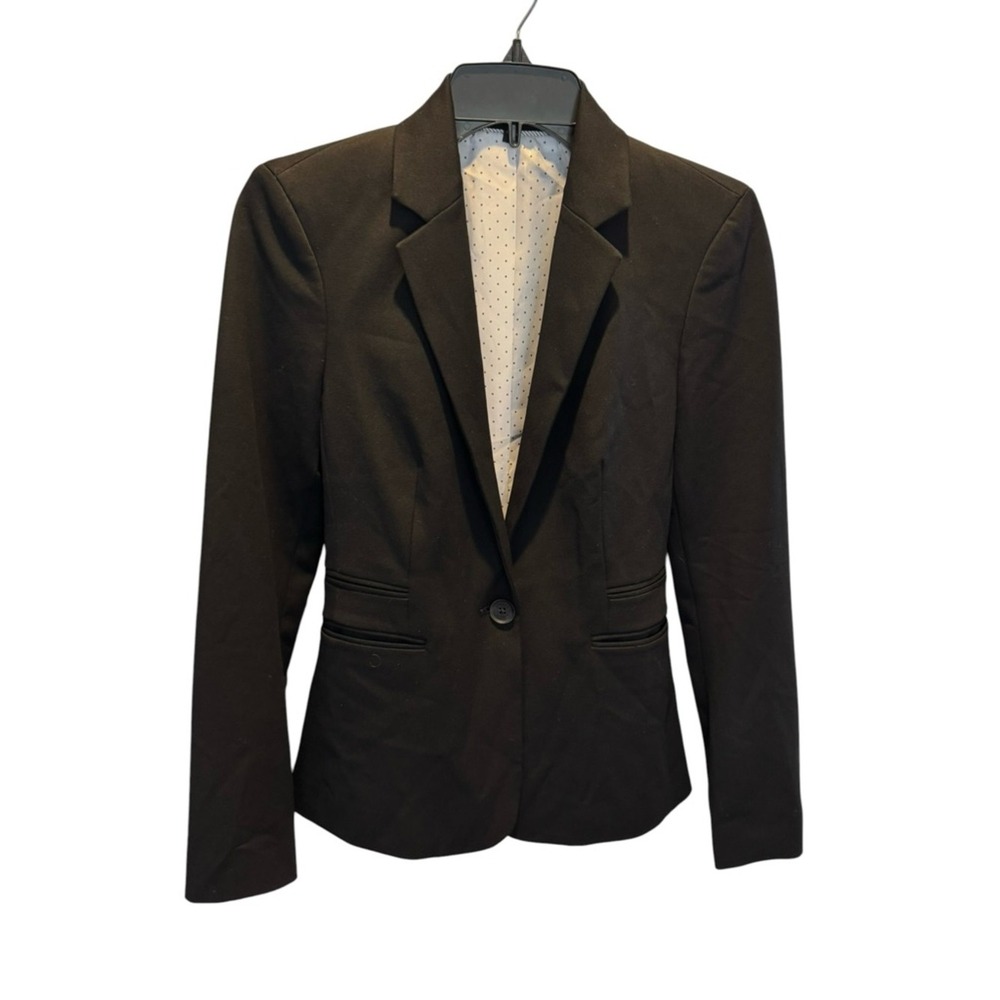 🌴 Express Black Women's Single-Button Tailored Blazer